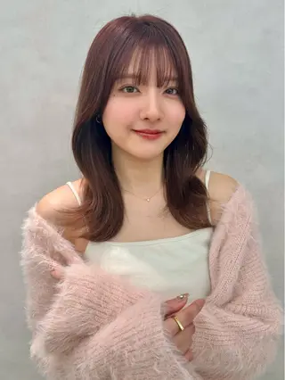 ミディアム 顔周り🇰🇷韓国 レイヤー/いづみ💞のヘアスタイル