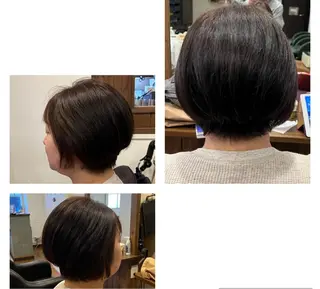 ショート 馬場 麻奈美のヘアスタイル