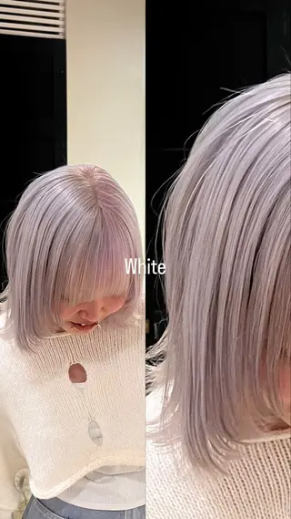 ミディアム まみ/レイヤーカット /暖色カラーのヘアスタイル