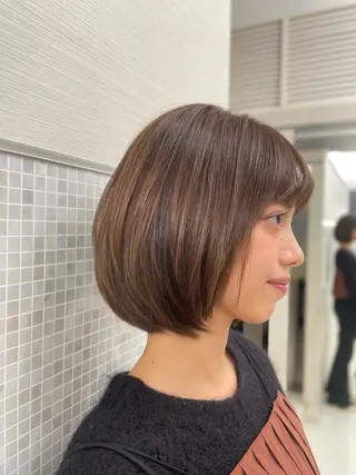 カラー 頭から整える美容師 松田のヘアスタイル