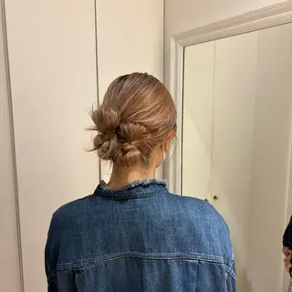 ミディアム ヘアアレンジ 柳原 沙耶のヘアスタイル