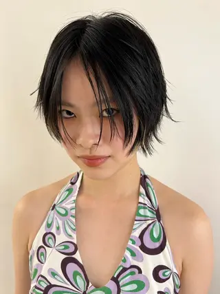 ショート カラー 圧倒的デザイン力 店長🎨RENAのヘアスタイル