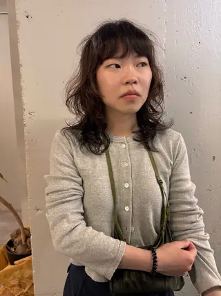 ミディアム パーマ ボブとパーマの達人 /美容室難民の方是非のヘアスタイル
