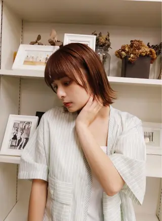 ミディアム Ebihara Satomiのヘアスタイル