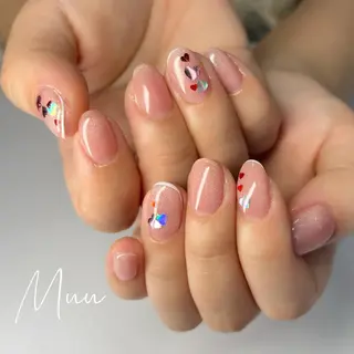 セミロング ネイル マツエク・マツパ apopis＊ close23:00のネイルデザイン
