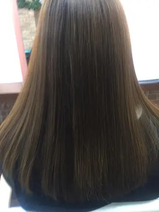 セミロング パーマ 桧山 真のヘアスタイル