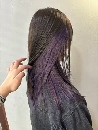 セミロング カラー mono / Manatoのヘアスタイル