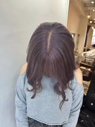 ロング カラー ヘアアレンジ 🫧透明感ボブ/ ハイトーン.nanoのヘアスタイル
