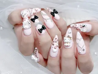 ネイル MoMoA Nail ネイル長さ出し専門店のネイルデザイン