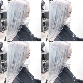 セミロング カラー 💜ハイトーン💛 マジカルかいちゃんのヘアスタイル