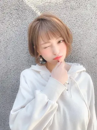 カラー エフェクトブリーチ 🌟前澤啓太朗のヘアスタイル