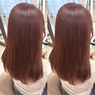 カラー ヘアメ🎀推しカラー 🥣横浜/しほ🧸のヘアスタイル