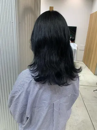 ミディアム カラー ヘアアレンジ yuka .のヘアスタイル