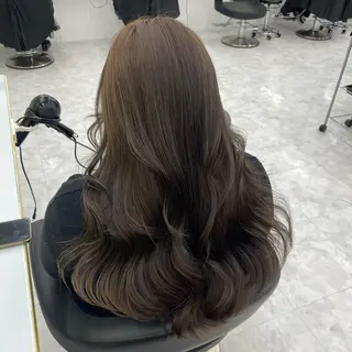 セミロング パーマ ヘアアレンジ メンズ キッズ 💖横浜ブリーチなし 💖MIHOのヘアスタイル