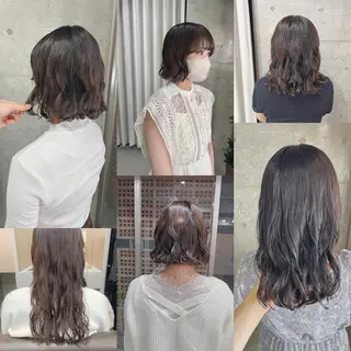 ショート パーマ ボブパーマコテ巻き風 パーマNo1深江秀平のヘアスタイル