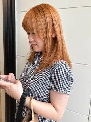 ミディアム カラー niil所属・REINA /niil/女性限定のヘアスタイル