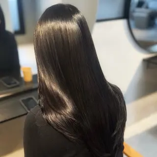 セミロング カラー LENORA所属・韓国風特化/透明感 カラー/ゆうり🏐のヘアスタイル