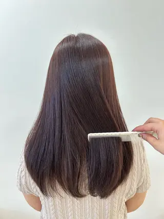 ロング カラー ヘアアレンジ/ベー ジュchiakiのヘアスタイル