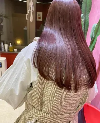カラー レイヤーカット🍏 オリーブ/ののかのヘアスタイル