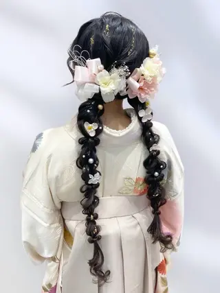 ヘアアレンジ あやかショート 白髪ぼかしのヘアスタイル