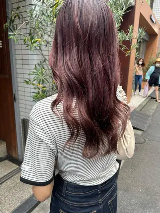 ロング カラー ヘアアレンジ 🫧髪質改善/縮毛 矯正/RIKOのヘアスタイル