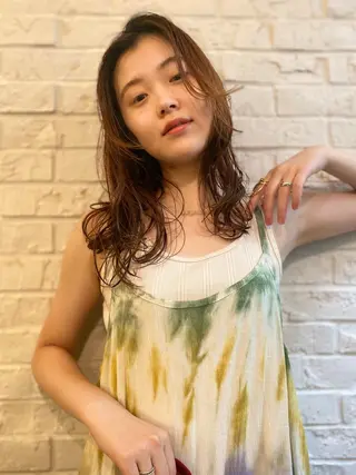ロング sakamoto sayaのヘアスタイル