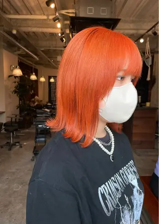 カラー the BRIDGE 大橋伊織のヘアスタイル