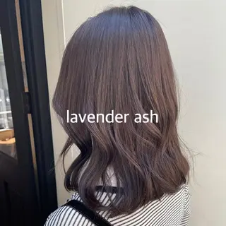 セミロング 暖色カラー推し/ トヤエリコのヘアスタイル
