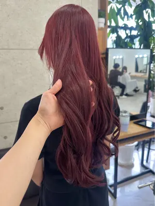 ロング カラー ヘアセット🎀透明感 カラーHiROEのヘアスタイル