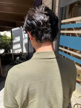 パーマ メンズ あずまぐち めぐみのヘアスタイル