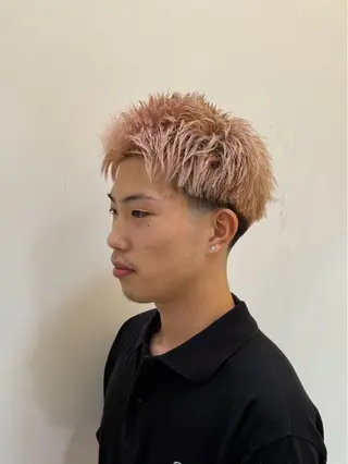 ショート メンズ TUM🔥フェード/ メンズパーマのヘアスタイル