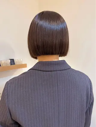 ショート 艶カラー/透明感 /ヒグチアオイのヘアスタイル