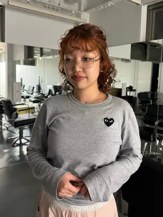 ミディアム カラー ヘアアレンジ mina 🌷のヘアスタイル