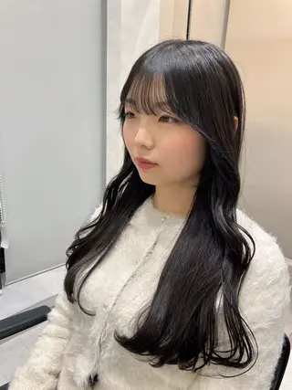 ロング カラー 💖ブリーチなし透明 感💖ASAHIのヘアスタイル