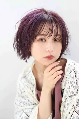 ショート カラー Culumi クルミ 松井照雄/梅田茶屋町のヘアスタイル
