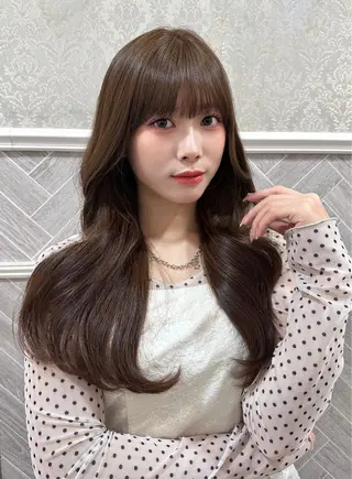 ロング レイヤー/顔周り /ボブ/銀座/サラのヘアスタイル