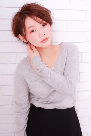 ショート a-granz 住吉店のヘアスタイル
