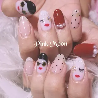 ネイル PinkMoon Nozomiのネイルデザイン