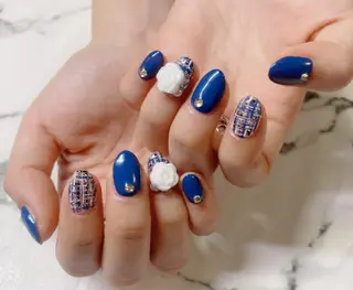 ロング カラー ネイル Q Free nailsのネイルデザイン
