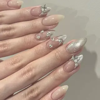 ネイル By moonネイル 🌷ワンホン/韓国風のネイルデザイン