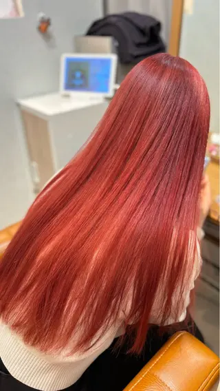 ロング カラー 【完全個室】髪質改善 暖色カラー/山崎唯奈のヘアスタイル