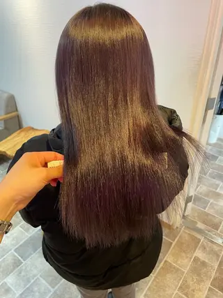 ロング カラー YUI/ ブリーチカラー🌷のヘアスタイル