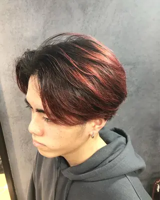 カラー ヘアアレンジ メンズ メンズ特化✂️栗原 侑也のヘアスタイル