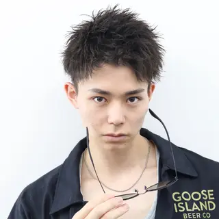 ショート カラー パーマ メンズ 🔥メンズ🔥かっこ いいが正義！代表柿崎のヘアスタイル