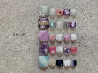 ネイル 亀戸8 HACHI スタッフのネイルデザイン