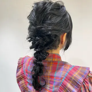 ロング ヘアアレンジ 鎌倉/アレンジ/暗髪 /髪質改善/ ユキミのヘアスタイル