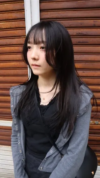 セミロング レイヤー/ボブ/ 透明感カラー/ニワのヘアスタイル