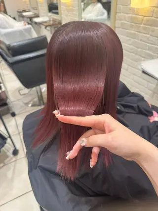 ロング カラー ブリーチ♡メンズ マッシュ♡MIUのヘアスタイル