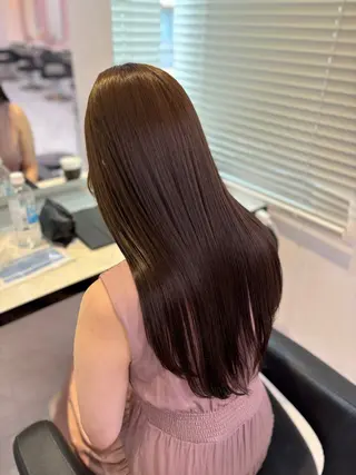 ロング カラー 💙ハイトーン韓国風 色白ヘア💙manaのヘアスタイル