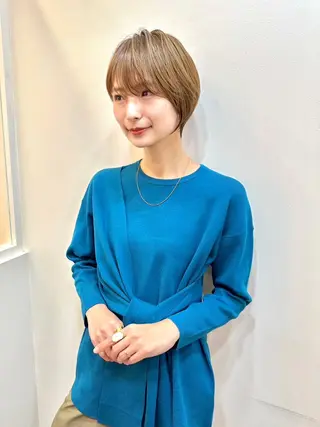 ショート 原田 絵里華のヘアスタイル